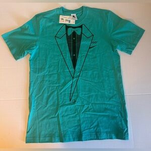 Nike x OFF-WHITE NRG A6 Tee Retro Blue BQ0827 458 NWT Medium Men's (0071)